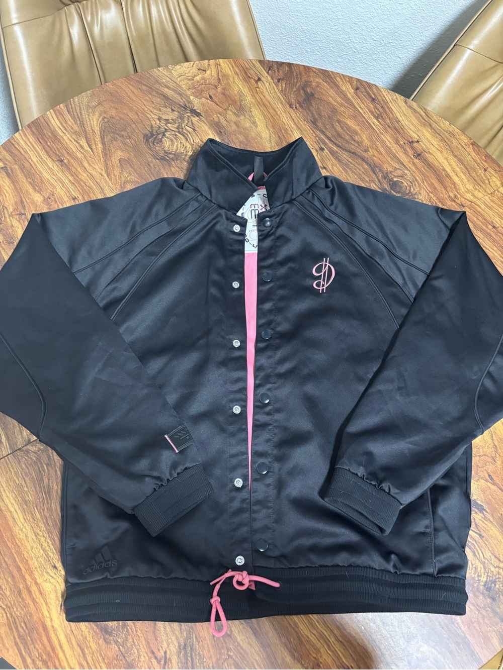 Adidas Dame D.O.L.L.A. EXTPLY Jacket - Snap-Front & Satin